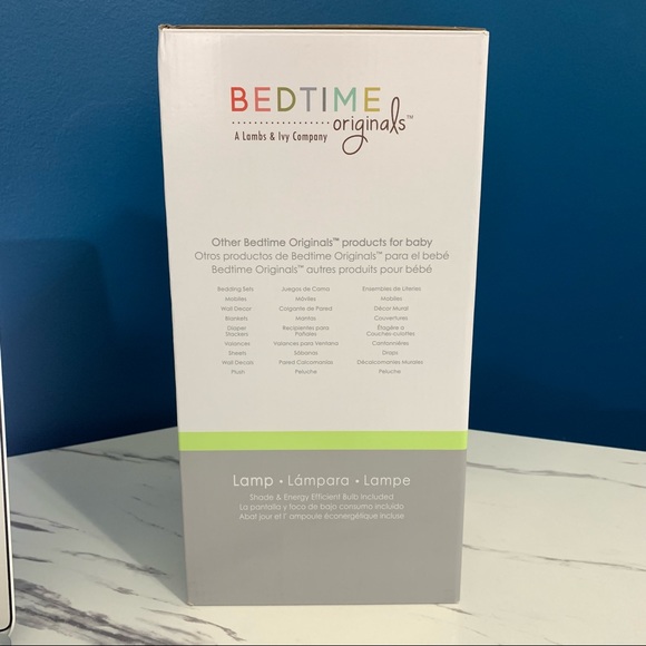 NEW LAMBS & IVY Rainbow Jungle Elephant Nursery Lamp with Shade & Bulb 243024B - Picture 11 of 13